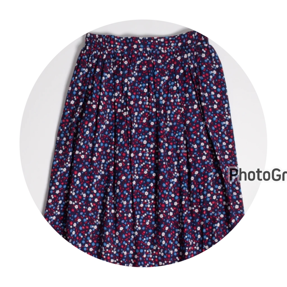 Kidpik classic ditsy midi skirt multi
